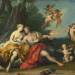 Venus and Adonis with Cupids